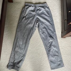 Grey under armor sweatpants